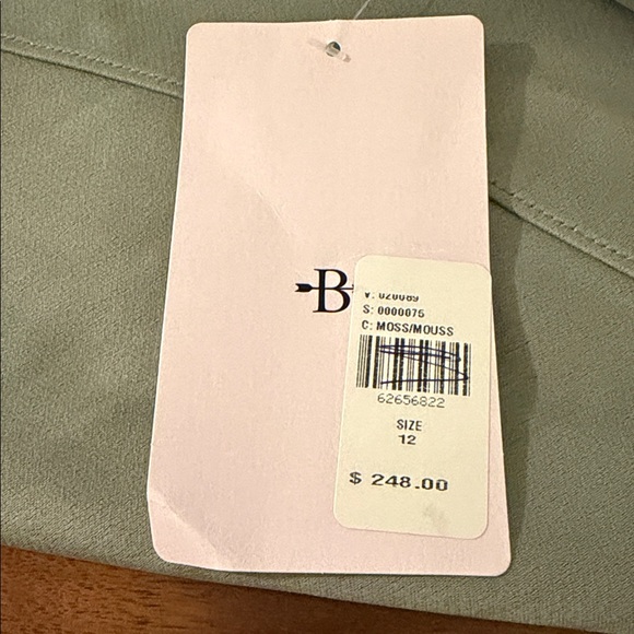 BHLDN Ladies NWT Dylan Stretch Satin One-Shoulder Leg Slit Maxi Dress. Size 12. - Picture 9 of 13